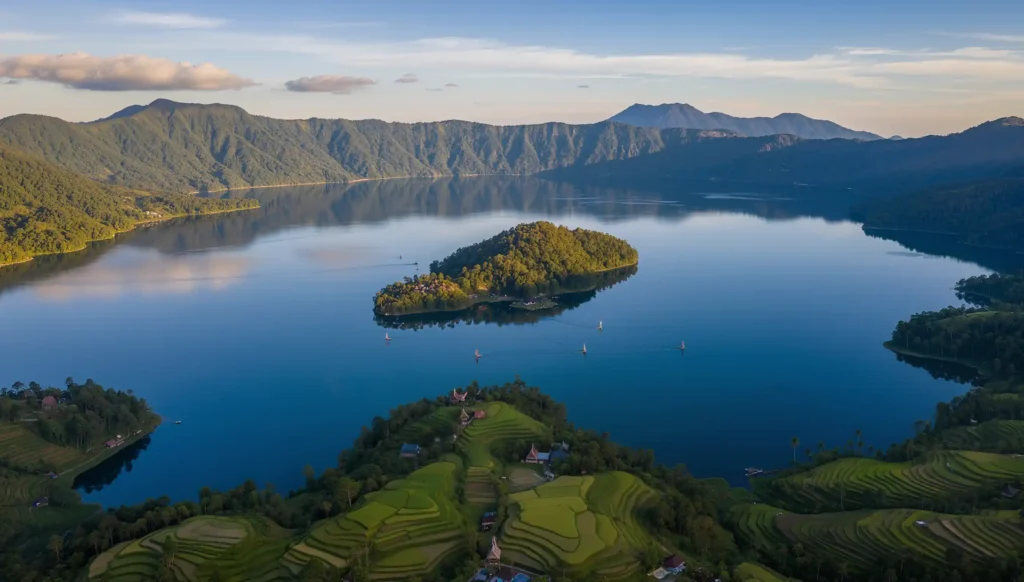 Morning View In Lakes Toba | Luxury Toba